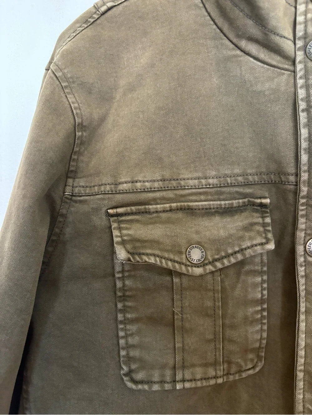Levi’s Quilted Field Jacket - Olive Green - Large